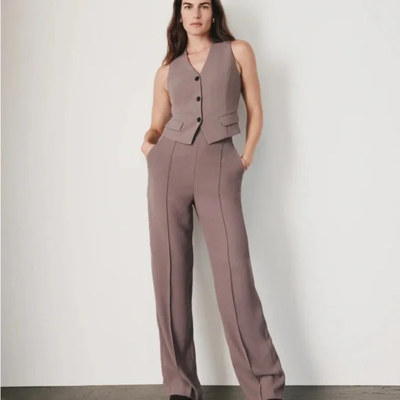 Spanx Carefree Crepe Vest - Smoke Size S - Picture 2 of 4